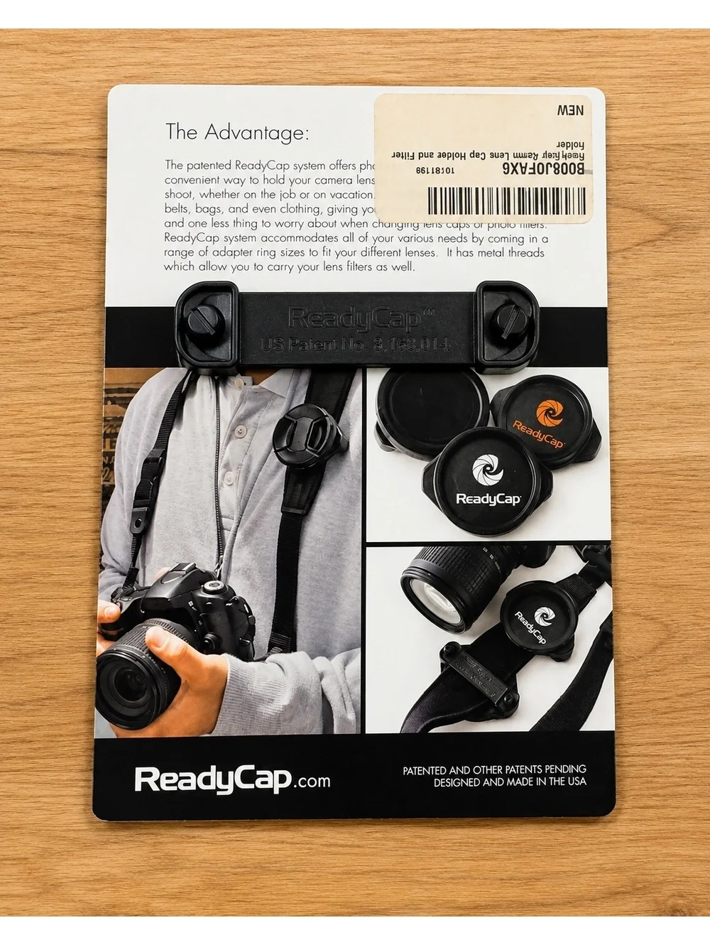 ReadyCap 43mm Camera Lens Cap Filter Holder Strap Mount NEW